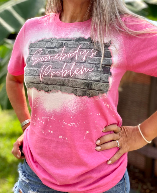 Somebody’s Problem bleached T-shirt