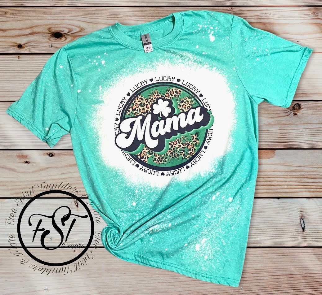 Mama bleached T-shirt